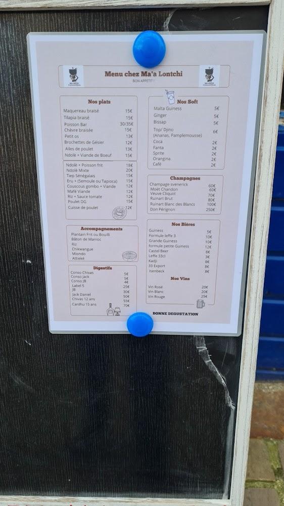 Ma'a lontchi - Menu Image 4